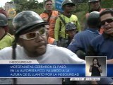 Protesta por muerte de motorizado colapsa la avenida Francisco de Miranda, a la altura de Petare