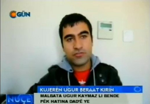 Ugur Kaymaz. Doza wan birin DadgehaMMEwropa. Ji ber polîsên kujer hatin berdan.