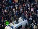 UK student protests turn violent, crowds smash police bus in London