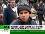 US war veterans lobby Afghan war reset