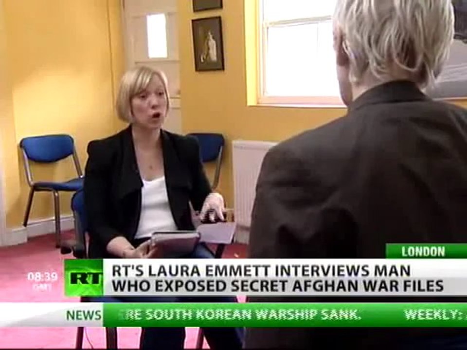 WikiLeaks chief Julian Assange talks to RT