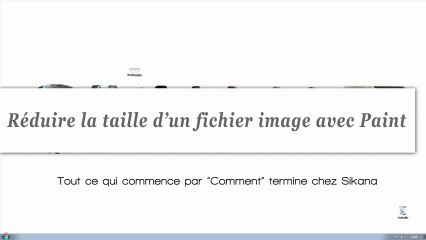 Windows 7 Comment Reduire La Taille D Un Fichier Image Avec Paint Video Dailymotion