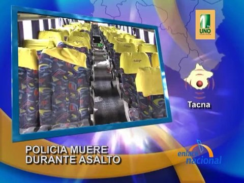 Asalto a dos buses que cubrian ruta Puno- Tacna deja un policia muerto