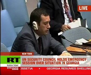 下载视频: UN Security Council holds emergency meeting on South Ossetia