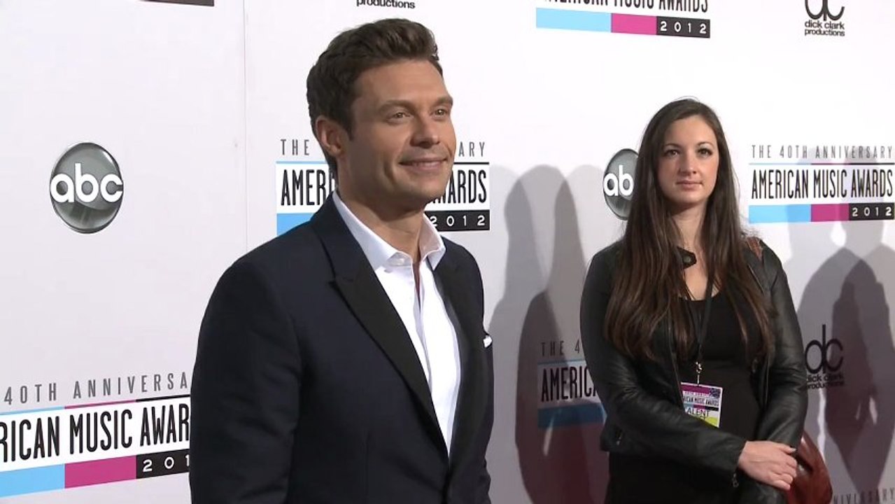 Ryan Seacrest Red Carpet Fashion - AMAs 2012