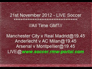 Watch UEFA Champions League Live Streaming Anderlecht v AC Milan at 19.45 GMT- 2012