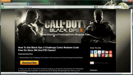 How to Get Call of Duty: Black Ops 2 Challenge Coins Redeem Code