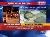 Ajmal Kasav executed at Yerwada jail in Pune
