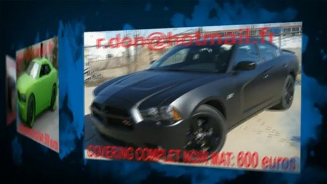 Dodge Charger, Dodge Charger, Essai video Dodge Charger, covering Dodge Charger, Dodge Charger noir mat