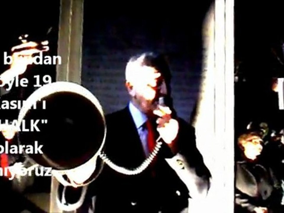 19 Kasım 2012 İzmit Atatürk Anıtı Atatürk'ün Naaşının Ankara'ya Getirilişi Anma