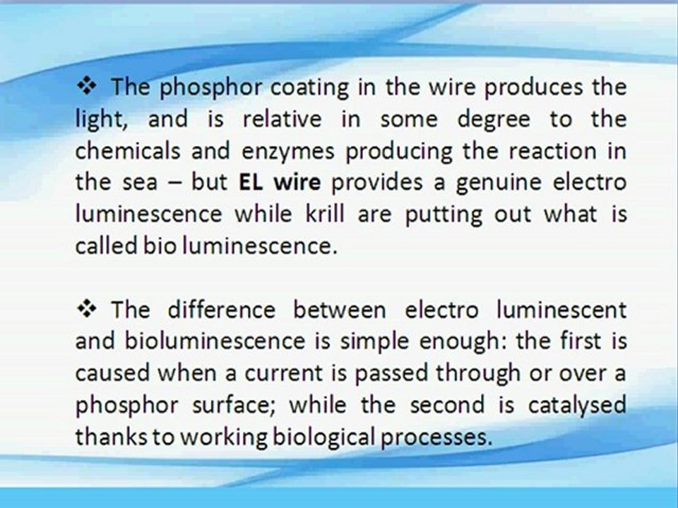 Technology in Textile Electronics – Using EL Wire for Decoration