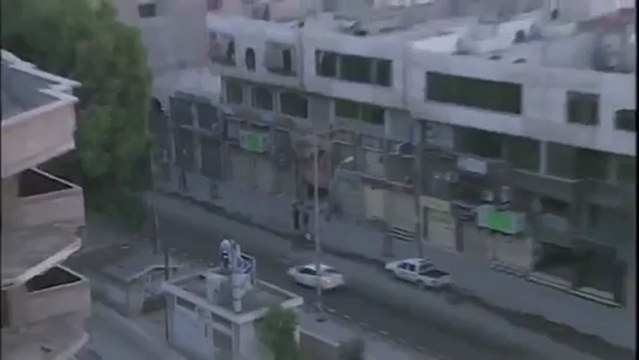 Six men summarily shot dead and dragged through the streets for being 'Israeli spies'