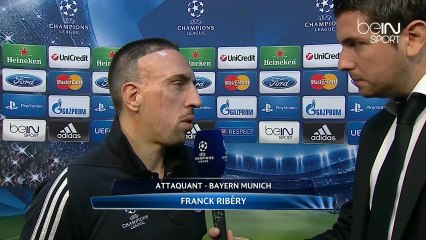 Interview Franck Ribéry après Valence - Bayern Munich