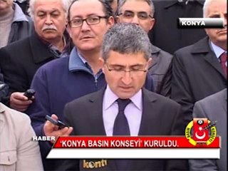 KONYA BASIN KONSEYİ KURULDU