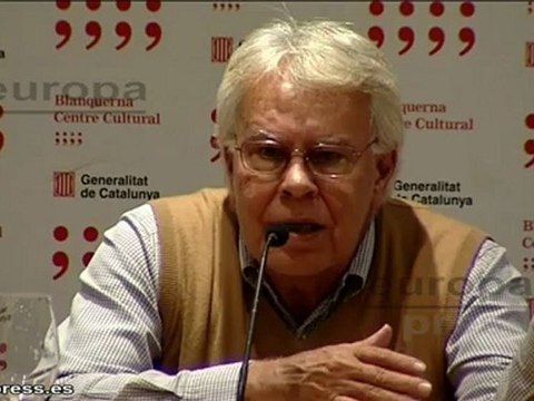 Felipe González critica lo bien