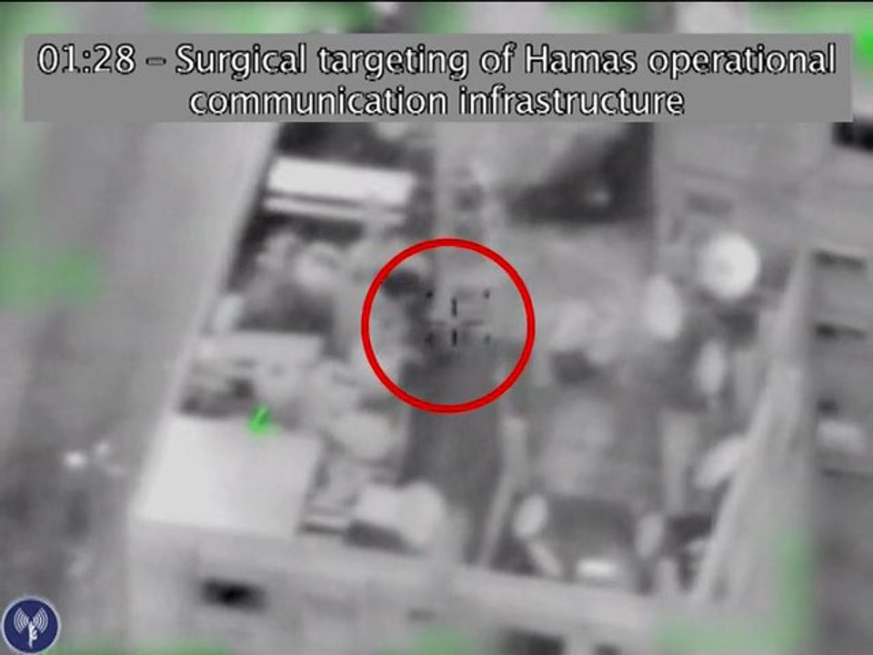 Tsahal diffuse des images de ses frappes "propres" sur Gaza