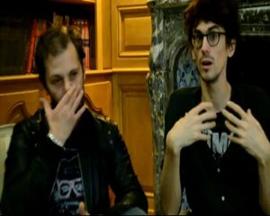 Nicolas Duvauchelle et Hugo Gélin face caméra