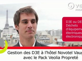 Pack D3E au Novotel Vaugirard - Veolia Propreté