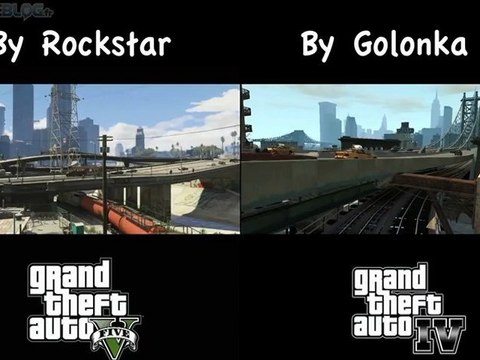 GTA V vs GTA IV
