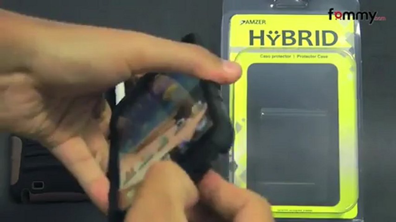 Amzer Hybrid Kickstand Samsung Galaxy Note 2 Case Review in HD- Samsung Galaxy Note 2 Accessories