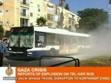 Bus explosion hits Tel Aviv; at least 15 people hurt