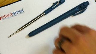 Metal Detectable Retractable Pen