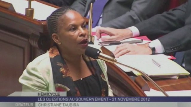 Taubira : Le mariage pour tous sera célébré sur l'ensemble du territoire