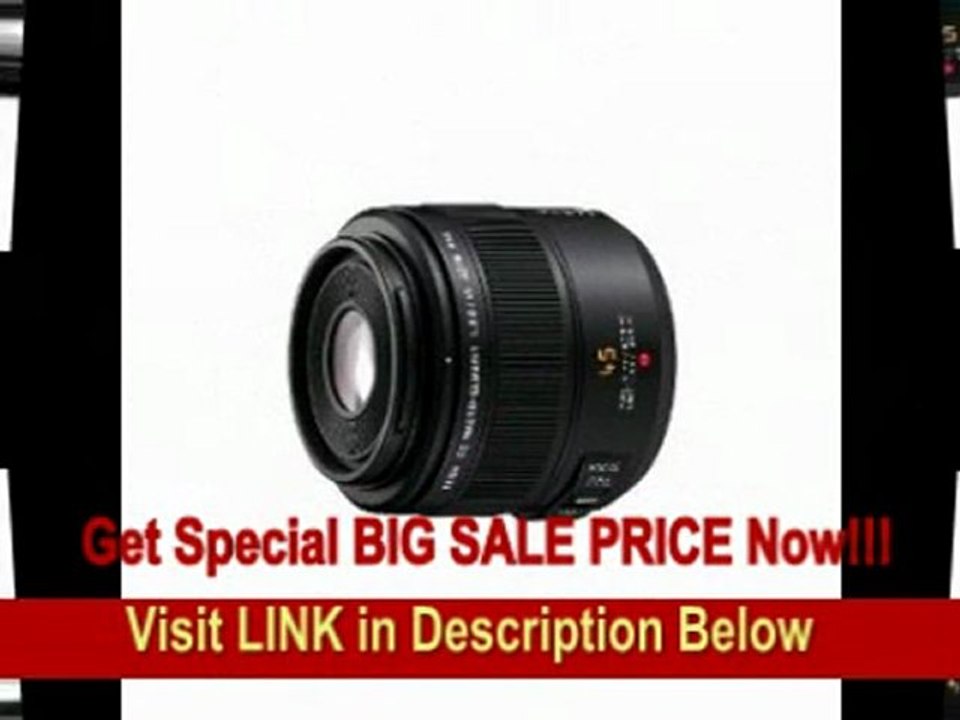 [BEST BUY] Panasonic 45mm f/2.8 Aspherical MEGA OIS Lens for Micro Four Thirds Interchangeable Lens Cameras