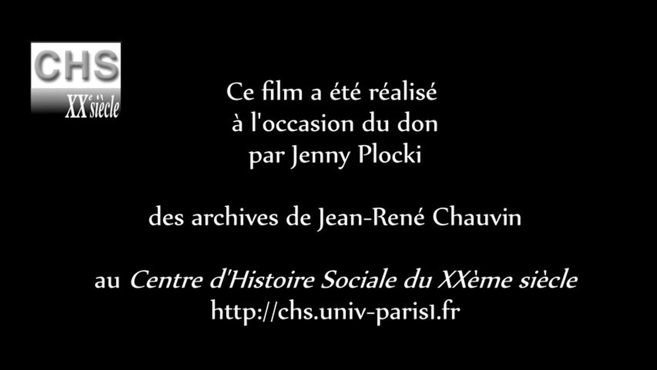 (2) Au tournant de 1934 - parcours d'un militant, Jean-René Chauvin