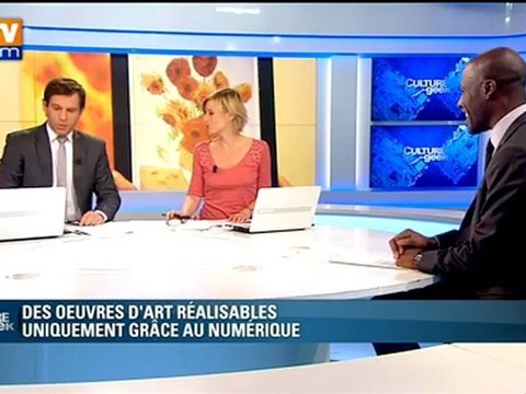 Des oeuvres d'art réalisées uniquement grâce au numérique