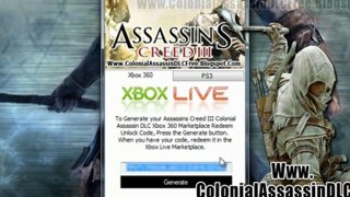 Assassins Creed III Colonial Assassin DLC Codes - Free!!