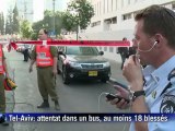 Dix-huit blessés dans un attentat visant un autobus à Tel-Aviv