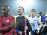 Football, Coupe de France: les images de la fin de la rencontre Breteuil/Caen