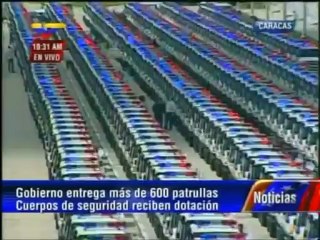 Dotan con más de 600 patrullas a cuerpos de seguridad en el país
