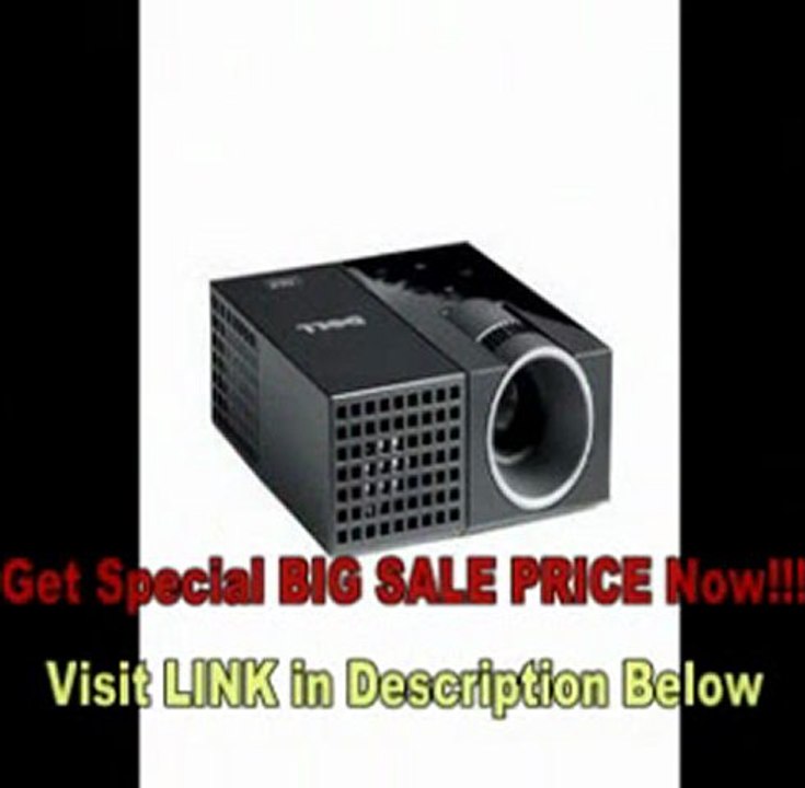 [BEST PRICE] Dell M109s On-the-go DLP Projector - 50 ANSI lumens - SVGA (858 x 600) - Aspect Ratio: 4:3 - Contrast Ratio 800:1 - Pocket-sized