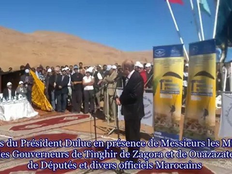 Médaille d'or au Gouverneur de la Province de Tinghir Maroc Novembre 2012