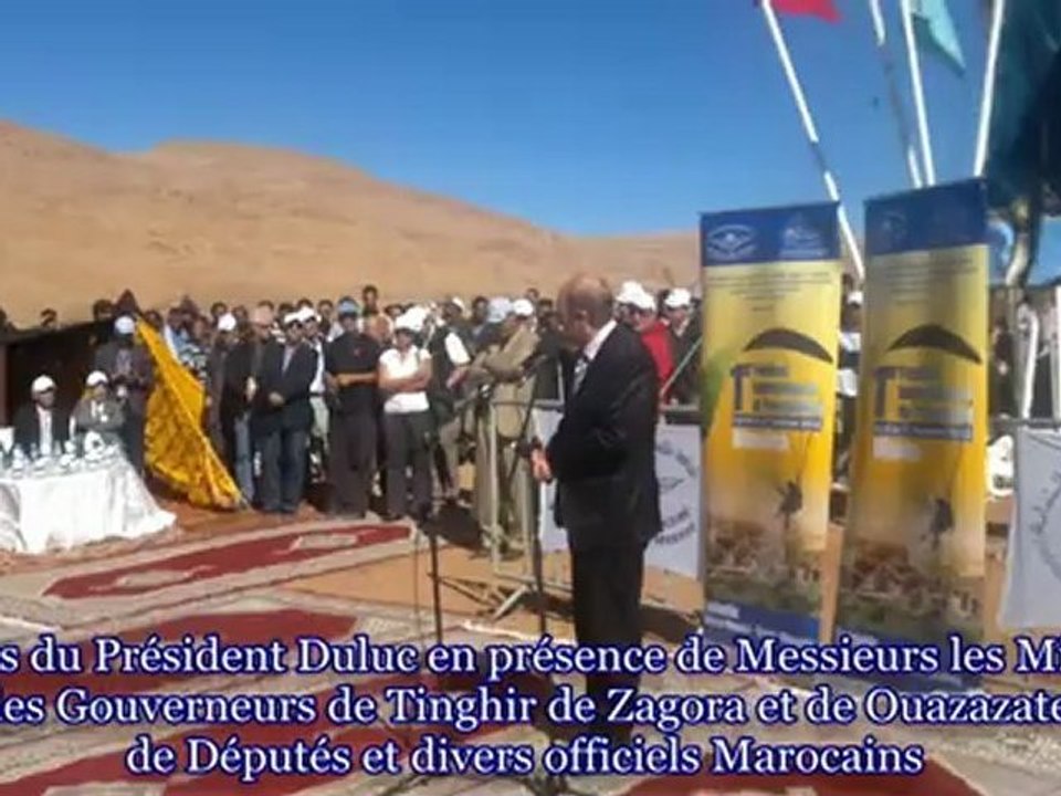 Médaille d'or au Gouverneur de la Province de Tinghir Maroc Novembre 2012