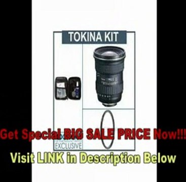 [BEST BUY] Tokina 11mm - 16mm f/2.8 ATX Pro DX Af Nikon Digital Mount Lens Kit, with Tiffen 77mm UV Wide Angle Filter, Professional Lens Cleaning Kit