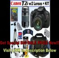 [BEST PRICE] Canon EOS Rebel T2i 18 MP CMOS APS-C Digital SLR Camera with EF-S 18-55mm f/3.5-5.6 IS Lens & EF 75-300mm f/4-5.6 III USM Telephoto Zoom Lens   16GB Deluxe Accessory Kit