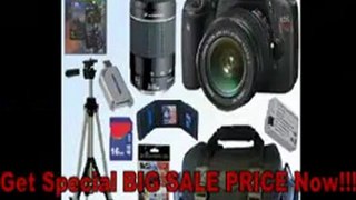 [BEST PRICE] Canon EOS Rebel T2i 18 MP CMOS APS-C Digital SLR Camera with EF-S 18-55mm f/3.5-5.6 IS Lens & EF 75-300mm f/4-5.6 III USM Telephoto Zoom Lens + 16GB Deluxe Accessory Kit