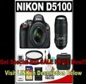 [BEST BUY] Nikon D5100 16.2 MP Digital SLR Camera & 18-55mm G VR DX AF-S Zoom Lens with 55-300mm VR Lens   16GB Card   Case   (2) Filters   Cleaning & Accessory Kit