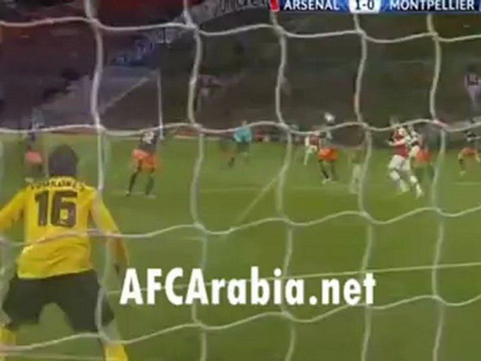 Wilshere Goal vs Montpellier