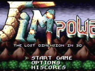 CGRundertow JIM POWER: THE LOST DIMENSION IN 3D for Super Nintendo Video Game Review