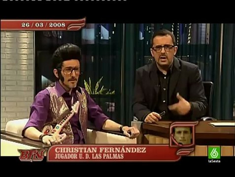 Buenafuente se pone camiseta de la UD Las Palmas [laSexta]