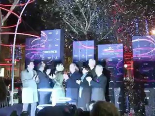 Inauguran luces de París