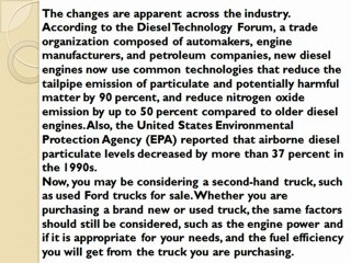 Diesel Trucks and Environment-Friendly Solutions