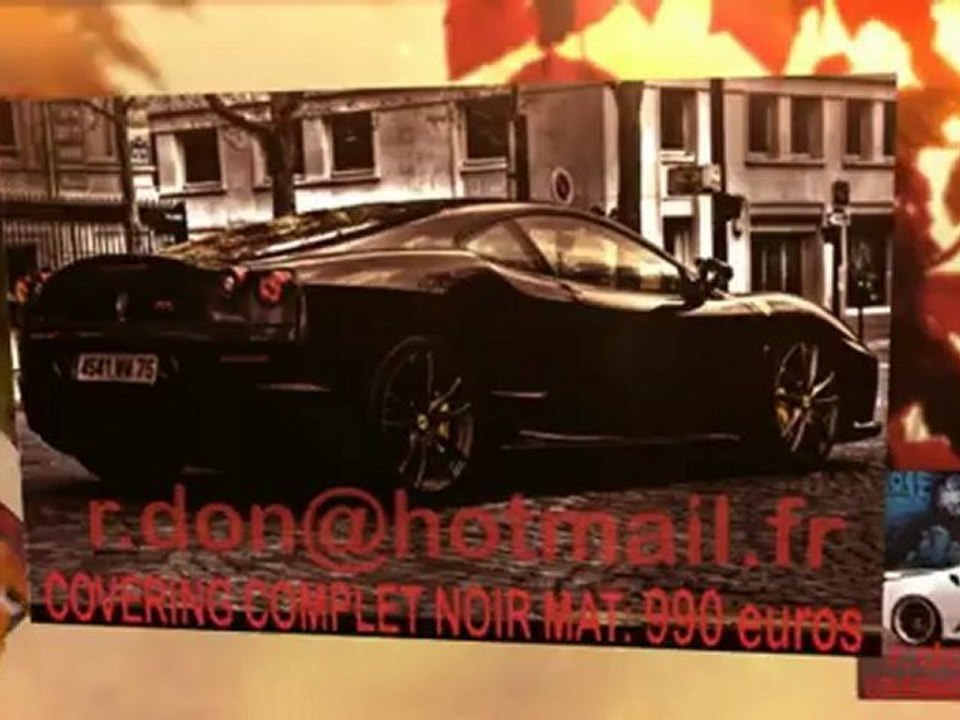 Ferrari F 430, Ferrari F 430, essai video Ferrari F 430, covering Ferrari F 430, Ferrari F 430 noir mat