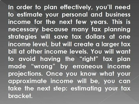 BP Holdings Management - Tax Planning Strategies