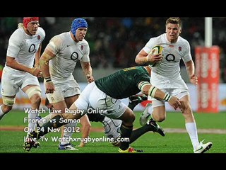 Rugby Tour Match France vs Samoa 24 Nov