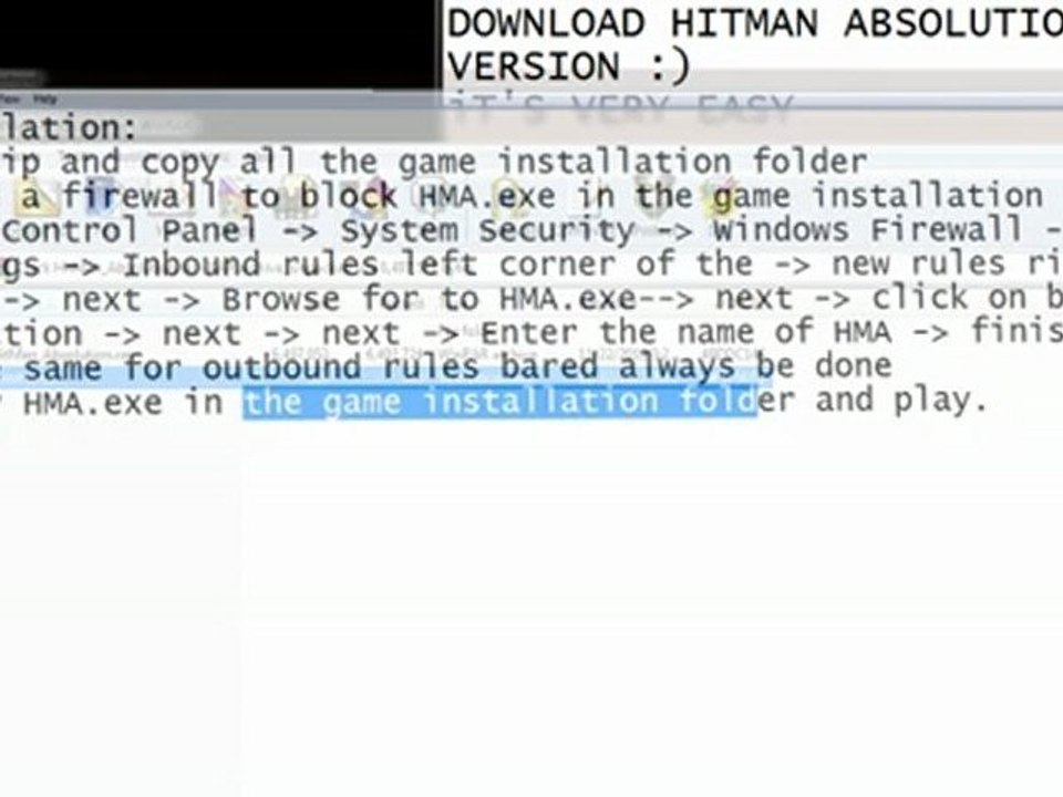 FULL CRACK HITMAN ABSOLUTION ( NEW UPDATE)